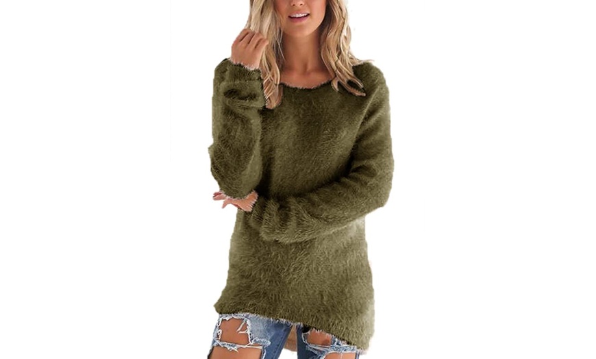 Image 7: Fluffy Lightweight Jumper
