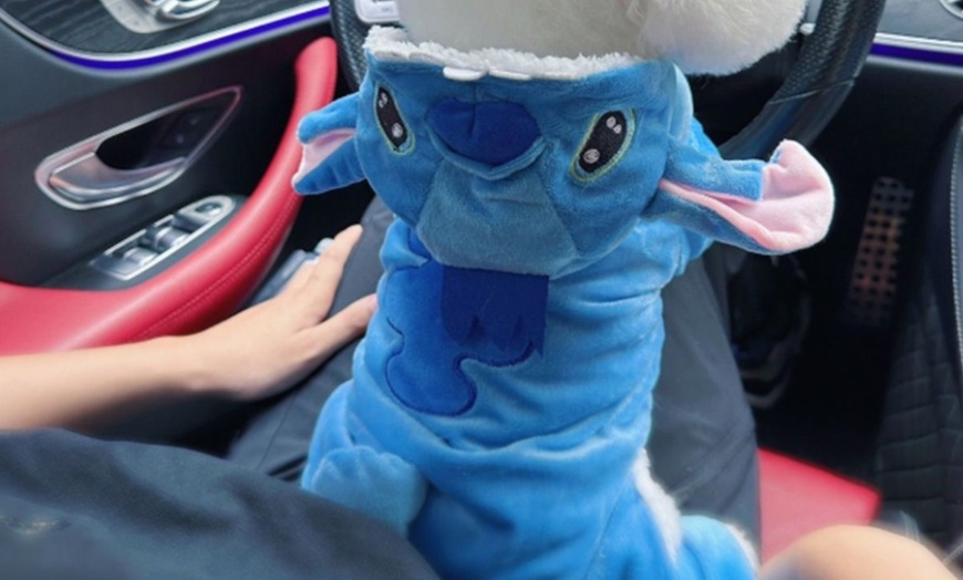 Image 3: Stitch Inspired Pet Hoodies Costume Pajamas Outfit
