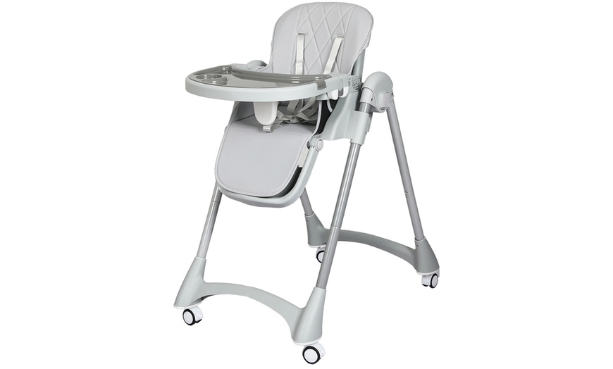 Image 2: Dekko Baby High Chair Adjustable Toddler Feeding Table 