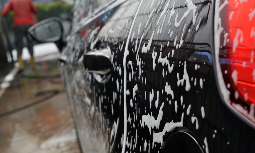 Image 3: One, Three or Five Inside and Out Basic Car Washes (Any Size)