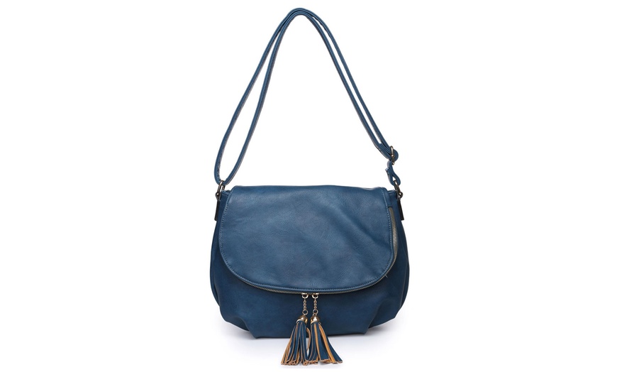 Image 6: Cross-Body Bag with Tassels