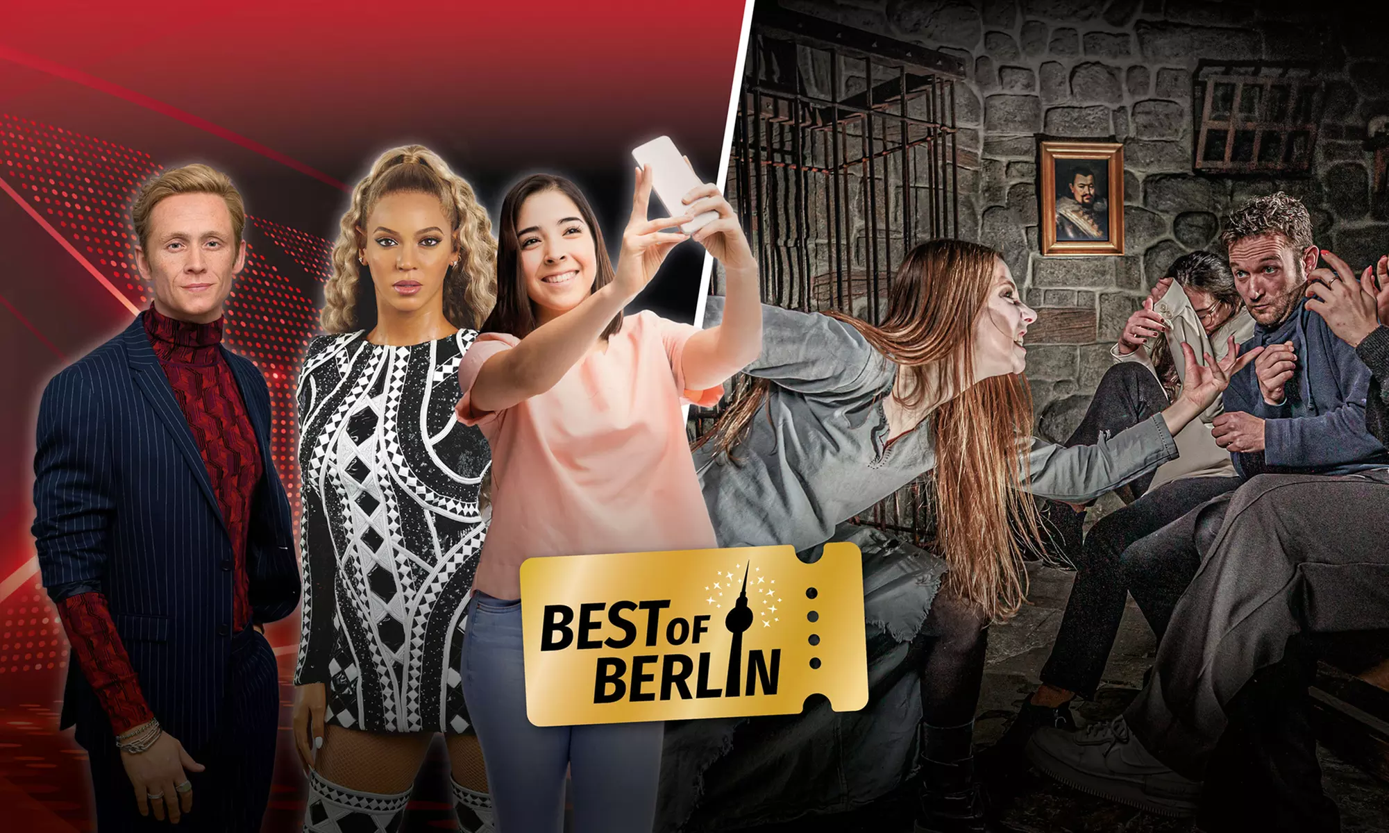 Kombi-Ticket für das Berlin Dungeon & Madame Tussauds in Berlin
