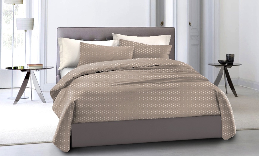 Image 16: Biancheria letto in puro cotone Made in Italy Novilunio