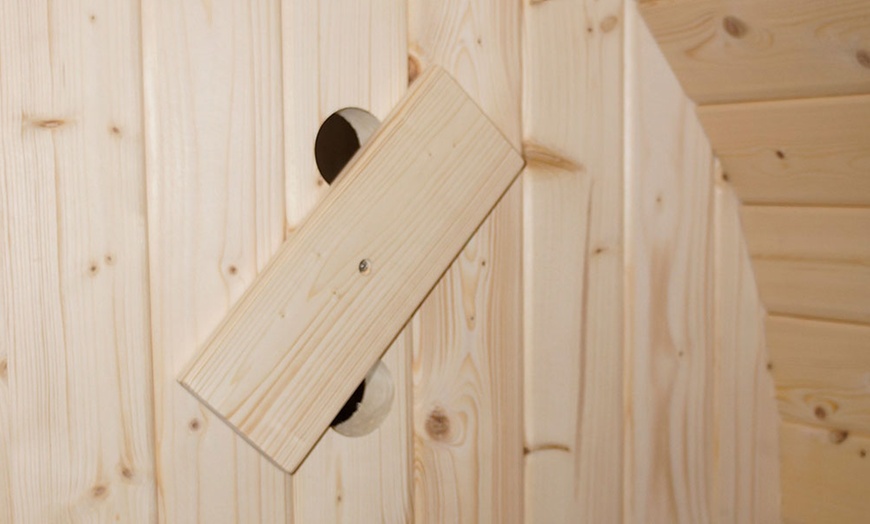 Image 4: Home Deluxe Outdoor Sauna „Cube“ M oder L
