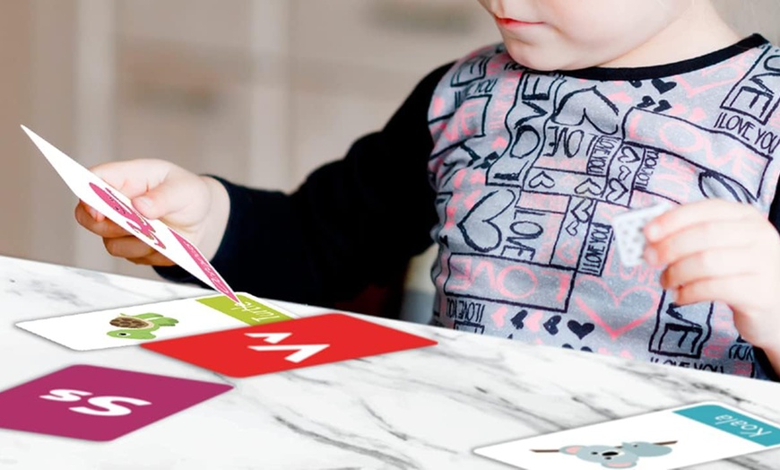 Image 5: Merka Toddler Flash Cards – Alphabet, Numbers, Colours & Shapes | 58 Educational Preschool Learning Flashcards Set