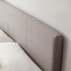 Image 9: DS Living Marcelli Upholstered Bed in Grey 