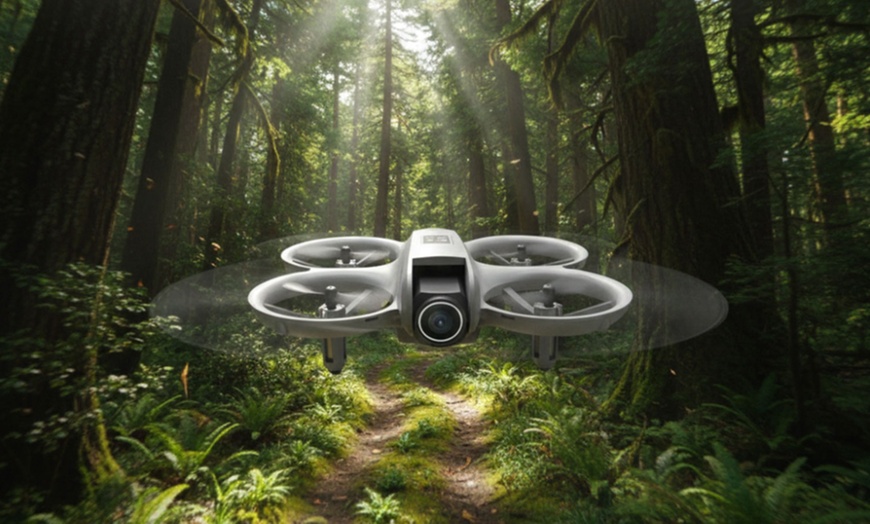 Image 2: Mini drone con telecamera 1080P, telecomando e app