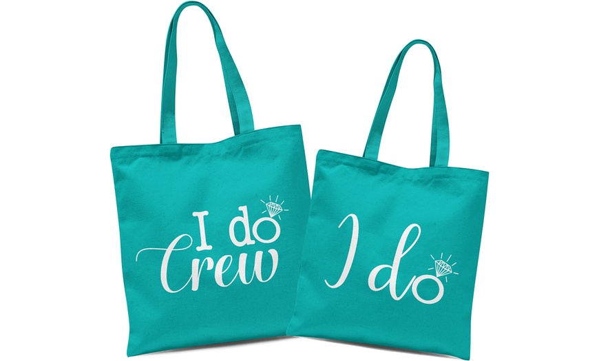 Image 7: I Do Tote Bag Set