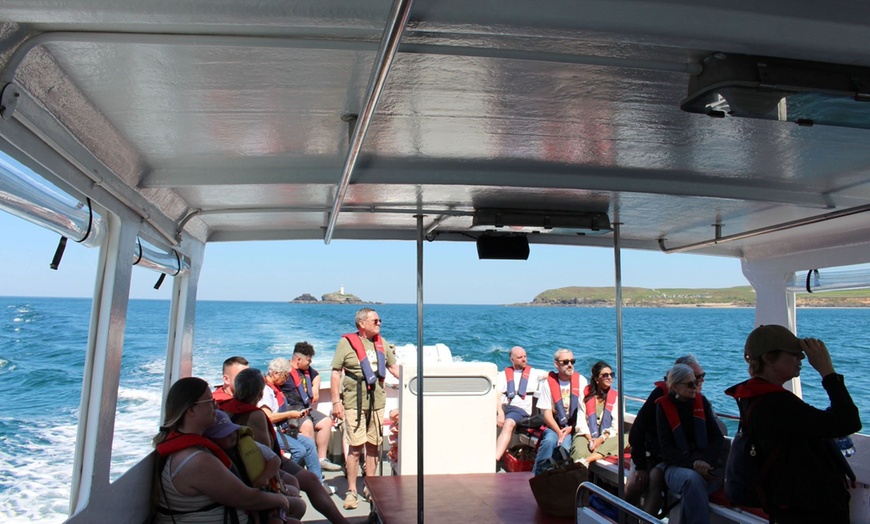 Image 2: Seal-Dolphin Spotting & Godrevy Lighthouse Trip-Upto 4 Adults & 2 Kids