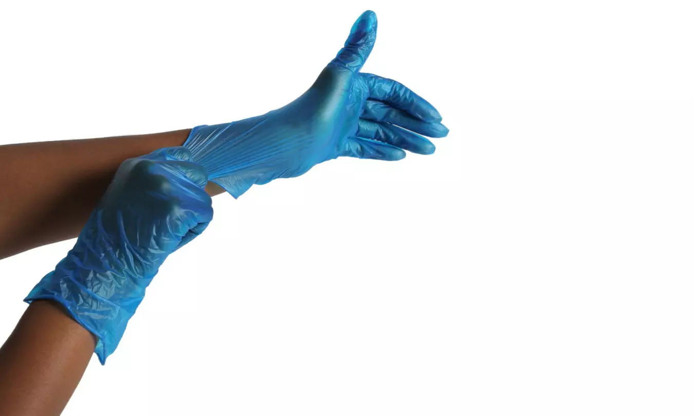 Fifth Pulse Vinyl Exam Latex Free & Powder Free Gloves - Box of 50 Gloves