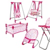 Image 1: Deao Five-in-One Baby Doll Pretend Play Set with Accessories