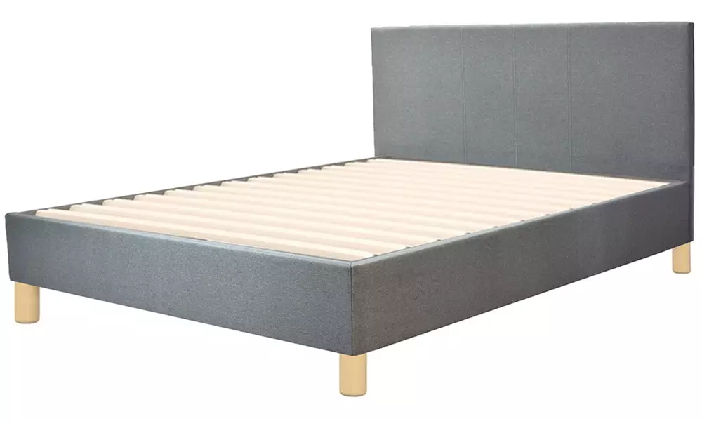 Lit Rome en tissu design élégant, Sampur