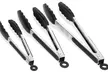iMounTEK Stainless Steel Locking Tongs Set with Silicone Tips for BBQ & Kitchen - Second Medium
