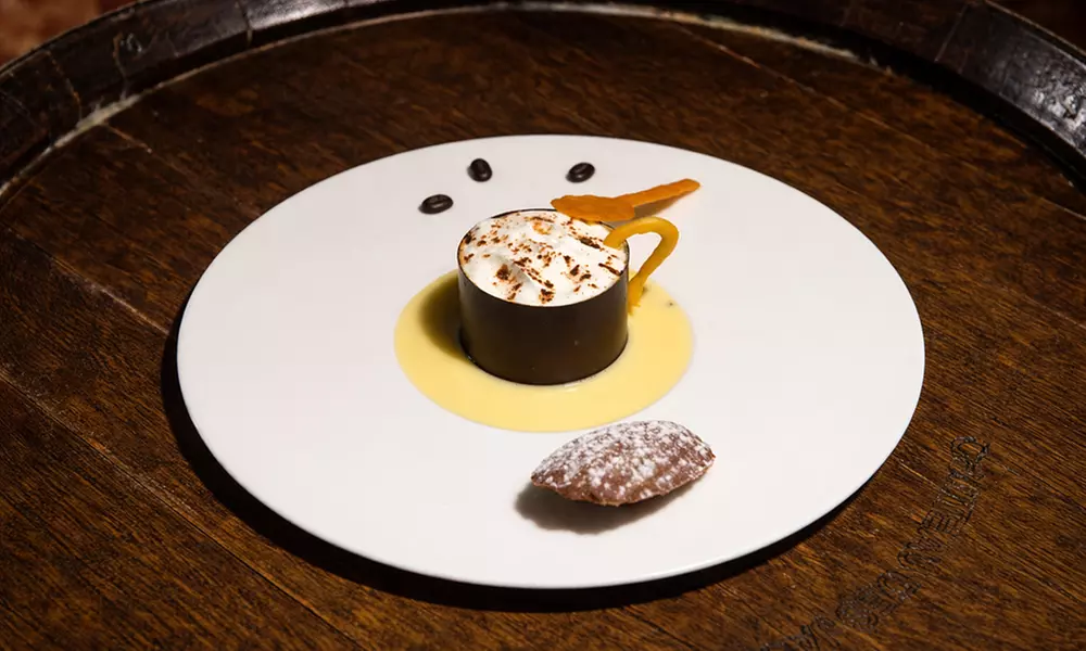 Menu gourmand 7 services avec accords mets et vins en option au Tilia