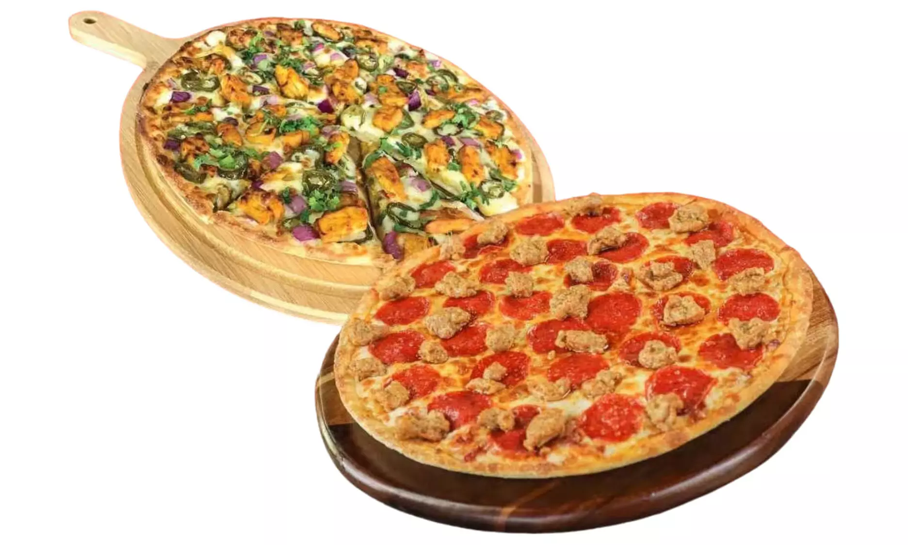 Savor the Flavor of 2 Large 3-Topping Pizzas or Any Large Specialty