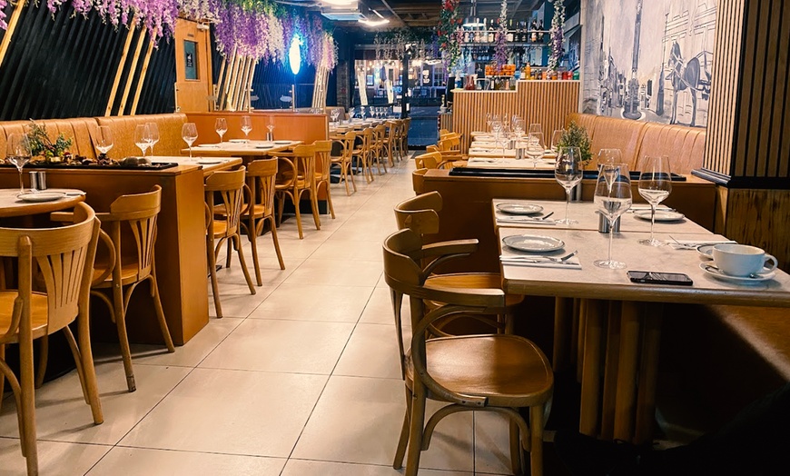 Image 4: Enjoy a Two- or Three-course Meal with Wine or Soft Drinks!