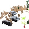 Image 5: 100-Piece Military Play Set