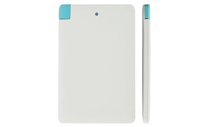 Image 6: Credit Card Power Bank 2000mAh