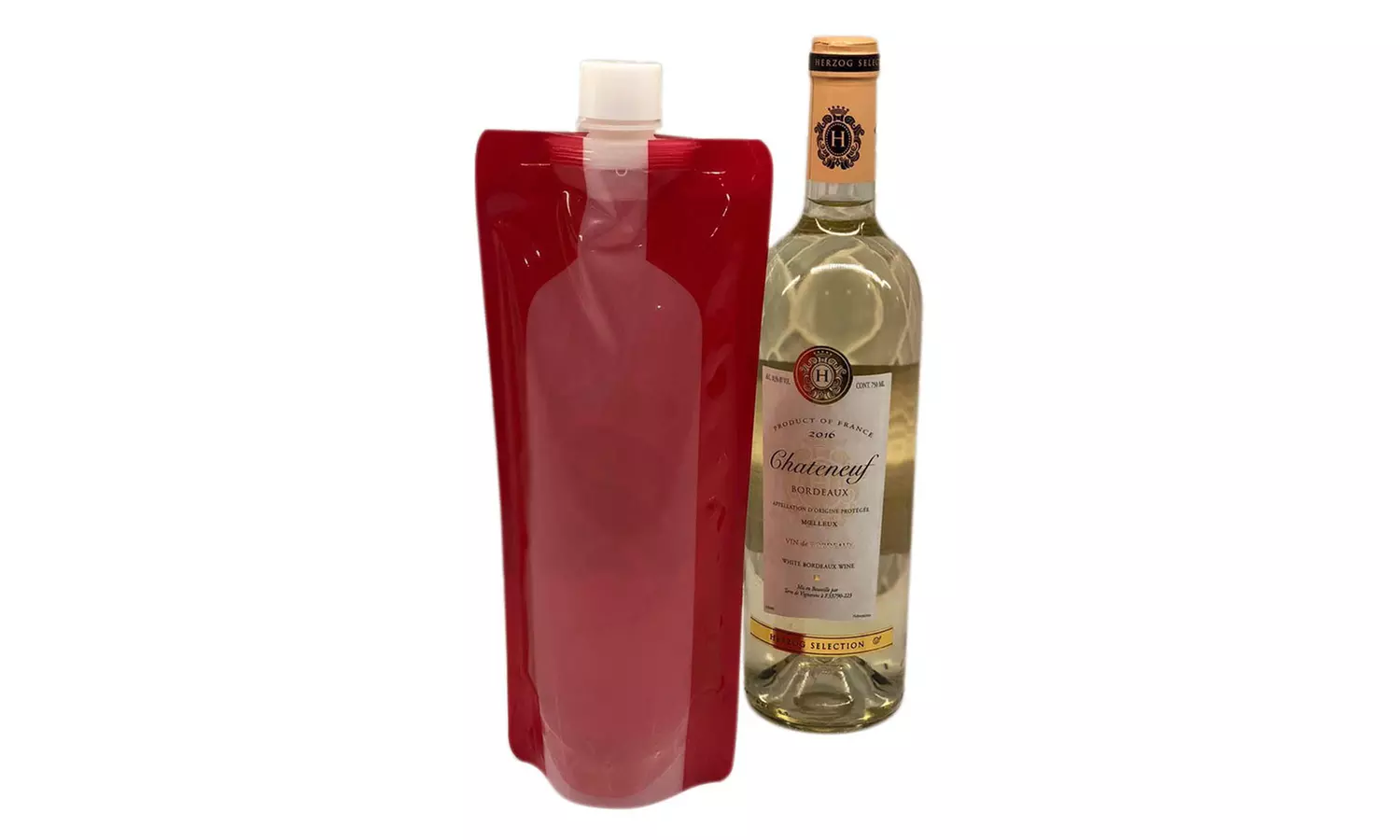 Waloo Wine on The Run Reusable & Foldable Wine Flask