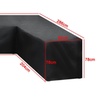 Image 4: Water Resistant L-Shape Outdoor Furniture Cover