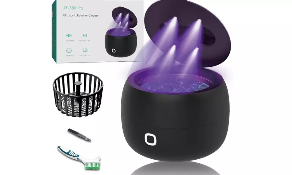 Ultrasonic Retainer Cleaner Machine with UV Light