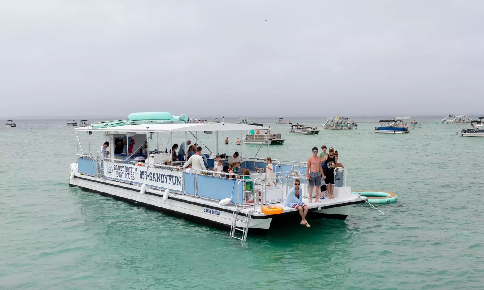 Join Crab Island Excursion, Sunset Dolphin Tour, or Fireworks Cruise
