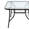 Image 24: Outdoor Rippled Tempered Glass Coffee Table with 4 Styles