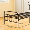 Image 14: HomCom Metal Bed Frames in Various Sizes and Colours