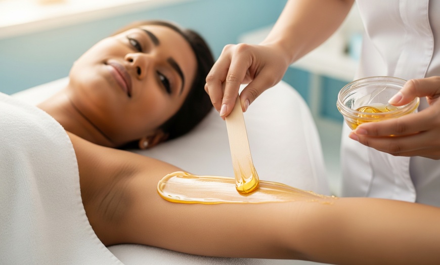 Image 1: 3 oder 5x Waxing an einer kleinen, mittleren oder großen Zone 