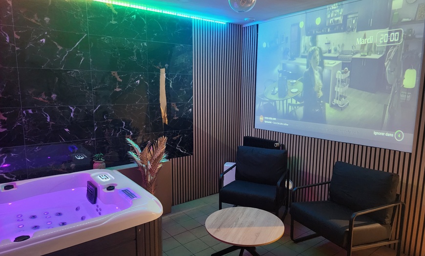 Image 2: Parenthèse bien-être privée avec bain à remous et boissons pour deux