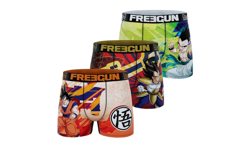 Image 2: Lot de 3 ou 4 boxers Freegun Dragon Ball Z