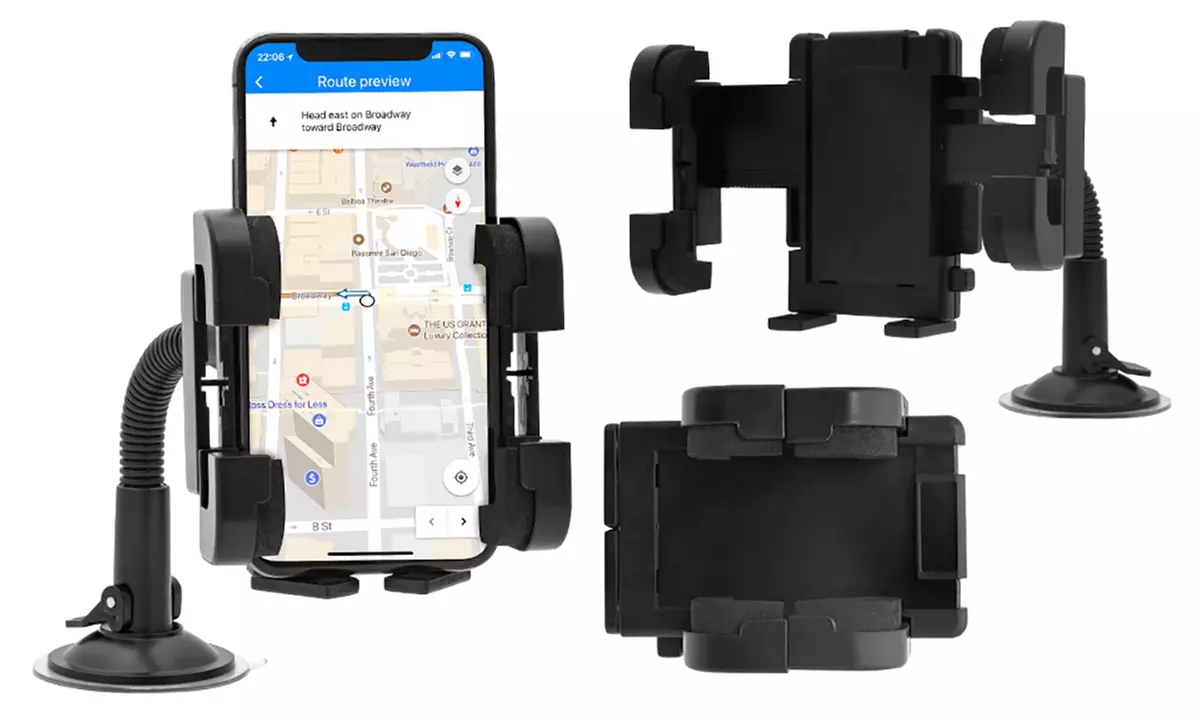 1 ou 2 supports de téléphone de voiture petit ou grand - Primary Image