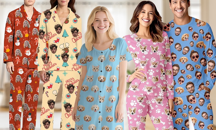 Image 1: Personalisiertes Pyjama-Set