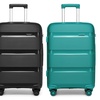 Image 1: Kono 24-Inch Colourful PP Hardshell Suitcase with TSA Lock