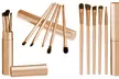 Eyeshadow Cosmetic Brushes Set with Tin Cylinder Case (5 Piece) - Second Medium