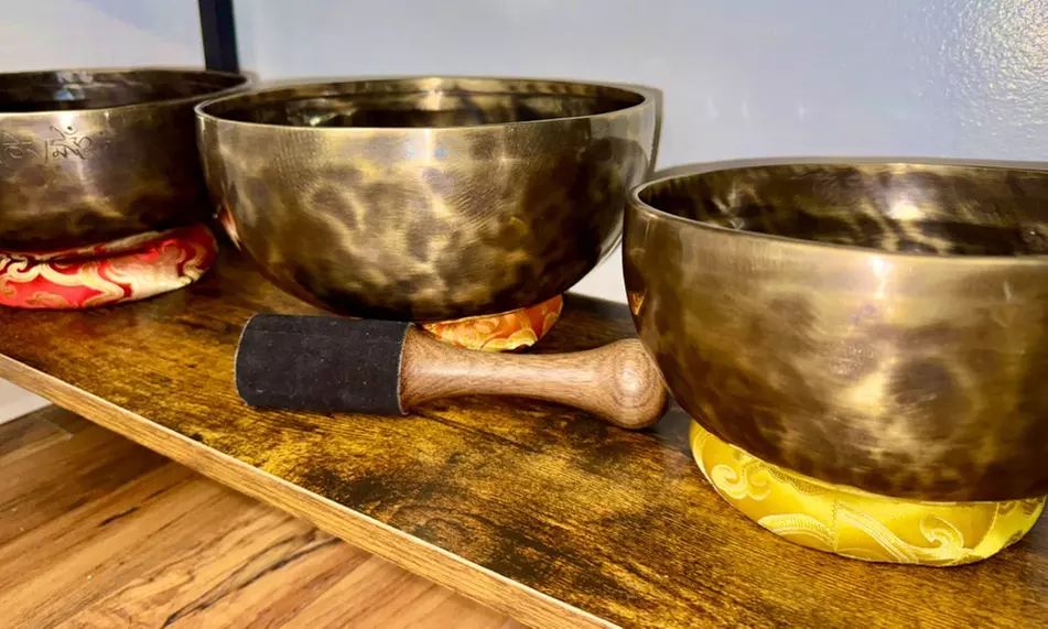 Solo, Pairs or Small Grp Sessions: Yoga or Sound Healing at Soul Journey Healing Collective - Up to 20% Off - Second Medium