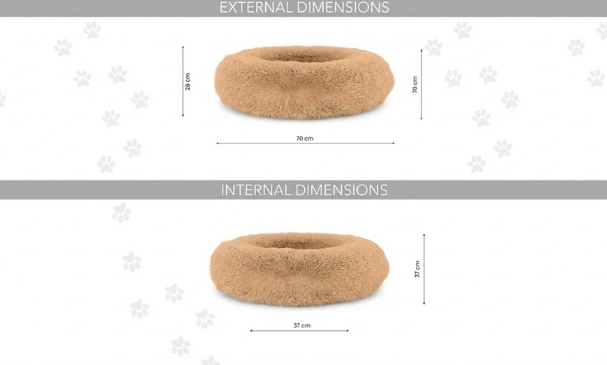 Image 12: Huisdierenbed met verhoogde randen