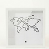 Image 3: Large Adventure Archive Box - 12'' World Map Travel Memory Shadow Box