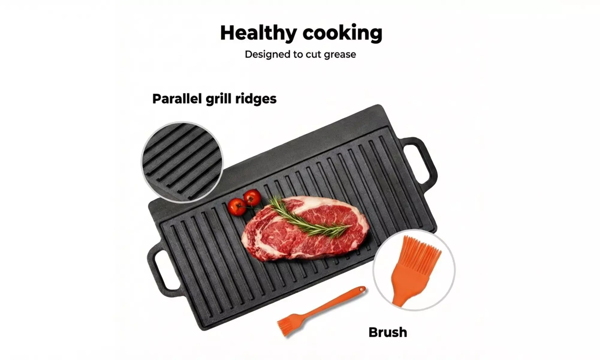 Toque Professional Cast Iron Cookware Collection