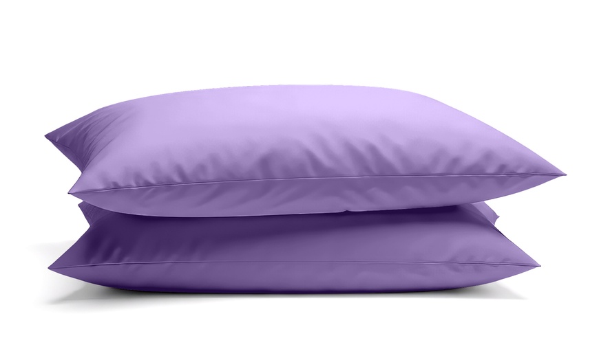 Image 25: Coppia di federe in 100% cotone certificato