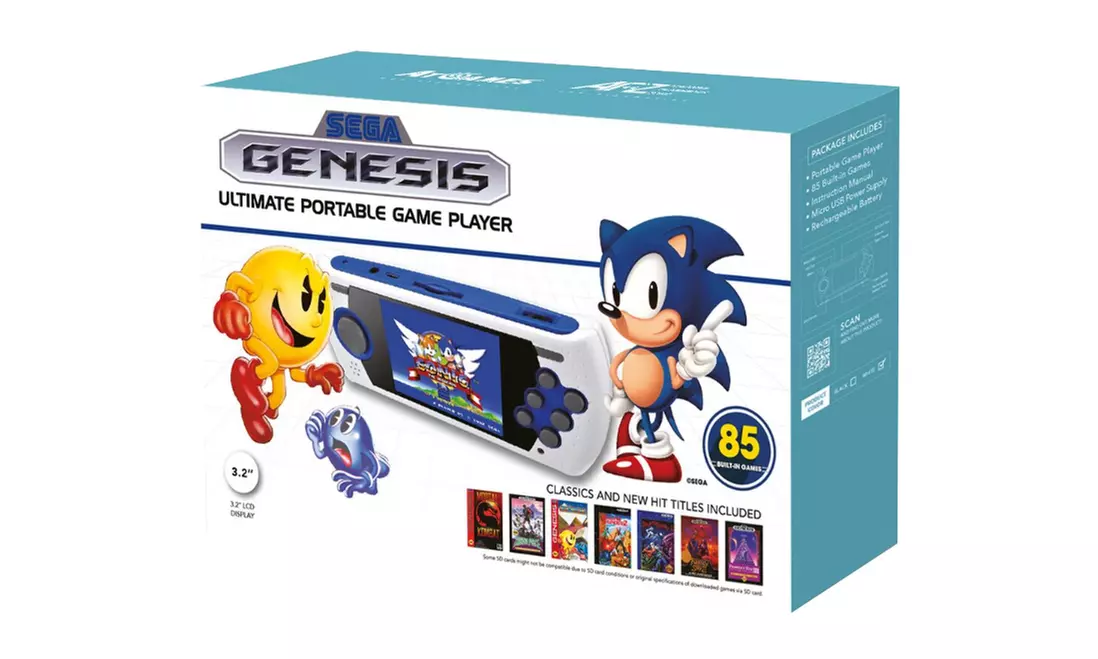 Atari Flashback or Sega Genesis Classic Portable Game System with Built-In Games - Second Medium