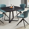 Image 3: DS Living Arden Ceramic Expandable Dining Room Table 