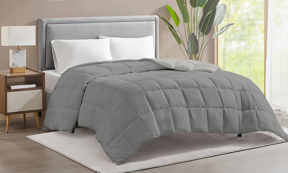 Piumino in microfibra doubleface, disponibile in 3 misure e vari colori