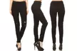 Women's Stretchy Jeans Pull-On Skinny Ripped Denim Jeggings S-3XL - Second Medium