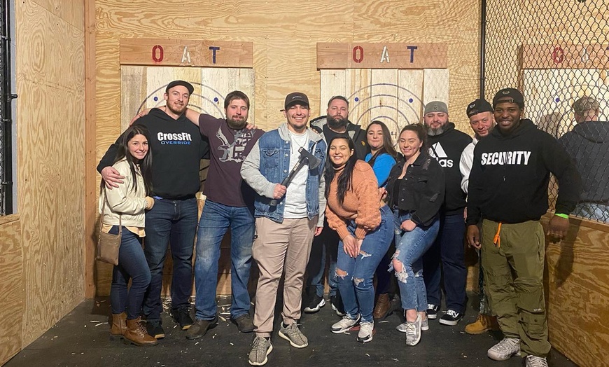 Image 4: Axe Throwing: One or Two Hours of Fun for Up To Eight People 