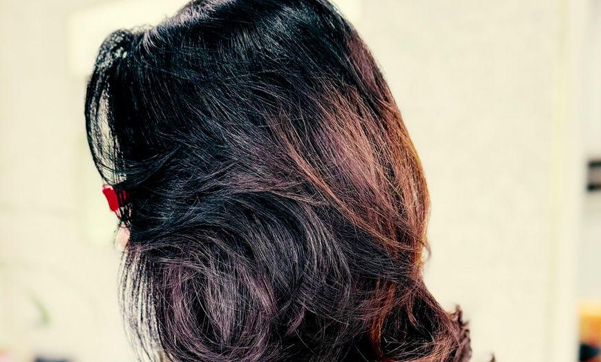 Image 4: Style Up with Full Head Color with Toner & Treatment