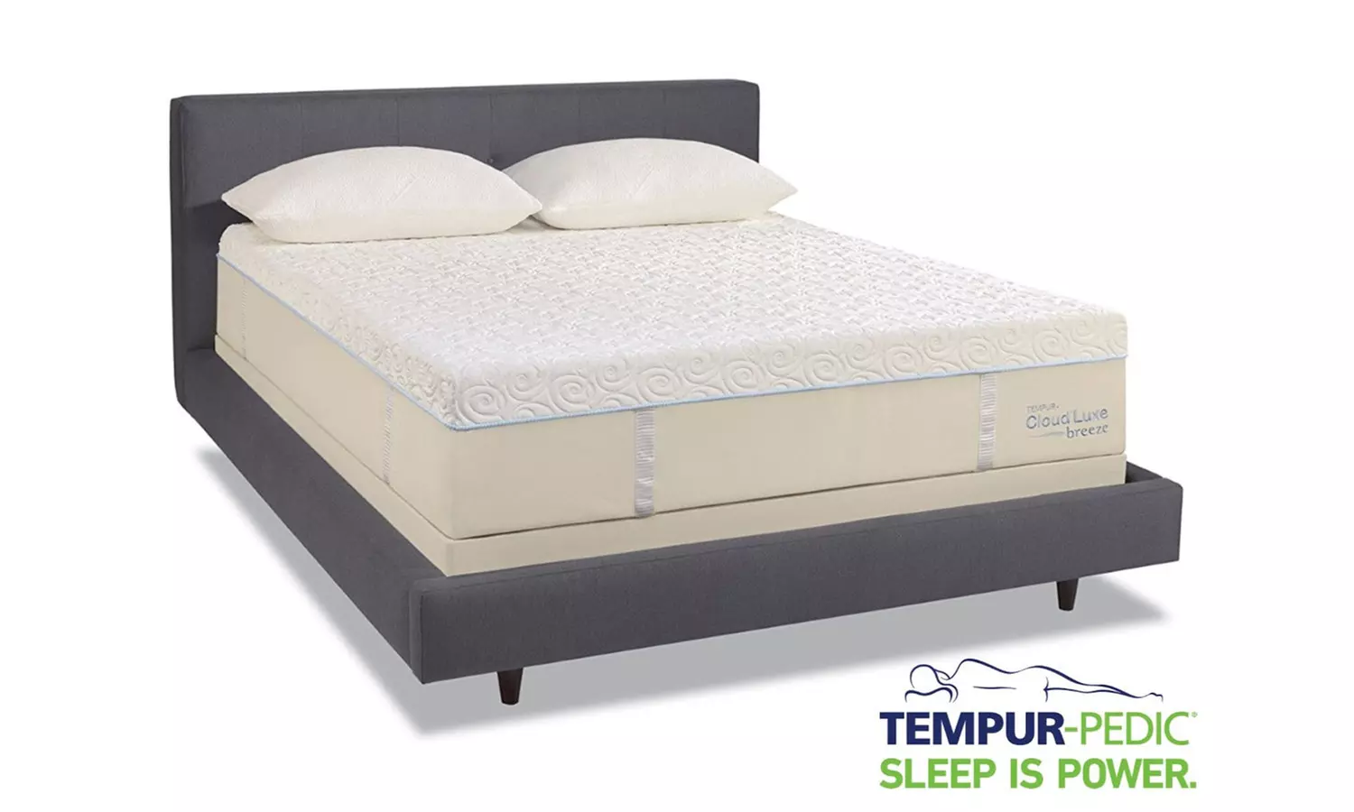 Closeout: Tempur-Pedic Tempur-Cloud Luxe Breeze 1.0 Mattress and $300 Visa Gift Card: Free White Glove Delivery  - Primary Image