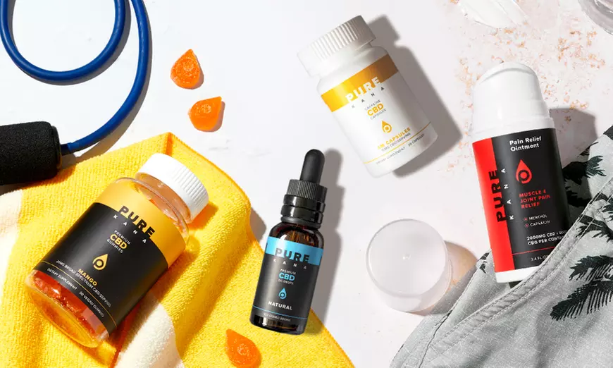 "$30, $50 or $65 Worth of CBD & Delta 8 Oils, Gummies, Capsules & Topicals - Primary Image