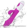Image 1: Wireless Waterproof Dildo Rabbit Vibrator 30 Speed G-spot Clitoris Stimulator