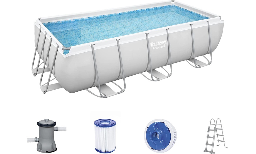 Image 2: Bestway Steel Frame Pool-Set mit Filterpumpe
